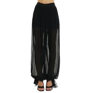 PANTALONE PLISSE' HAVEONE NERO